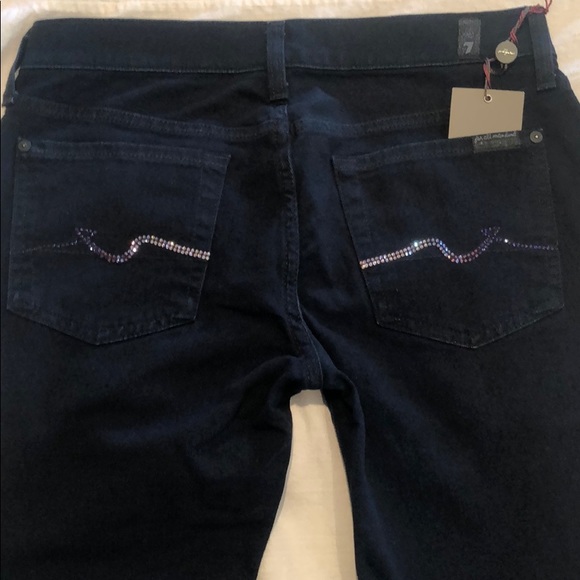 7 For All Mankind Boot Cut Jeans Size 27🌸 - Picture 4 of 6